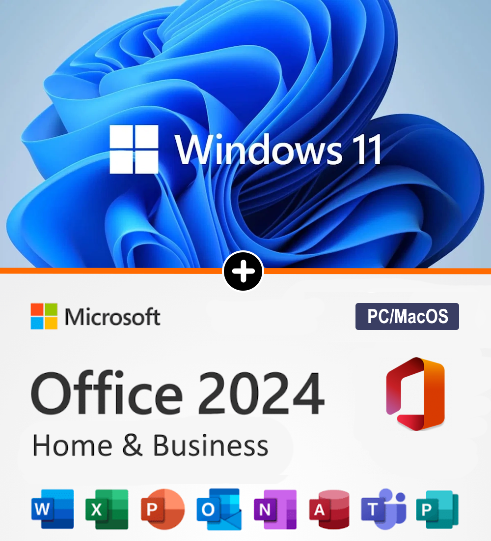 Windows 11 Pro - Office 2024 Combo Pack