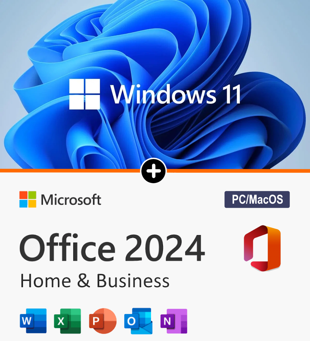 Windows 11 Pro - Office 2024 Combo Pack