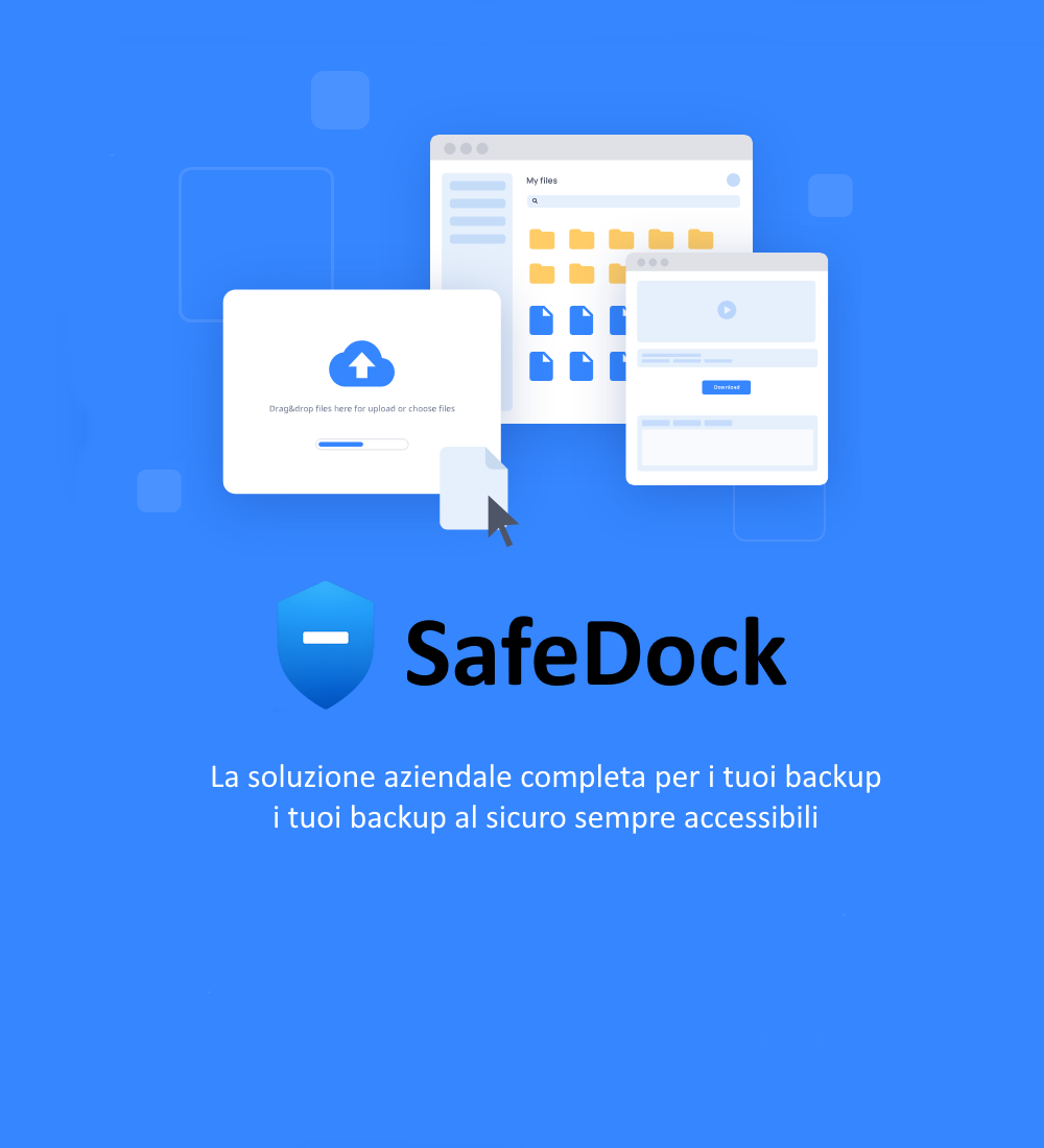 SafeDock 365 Giorni cloud backup